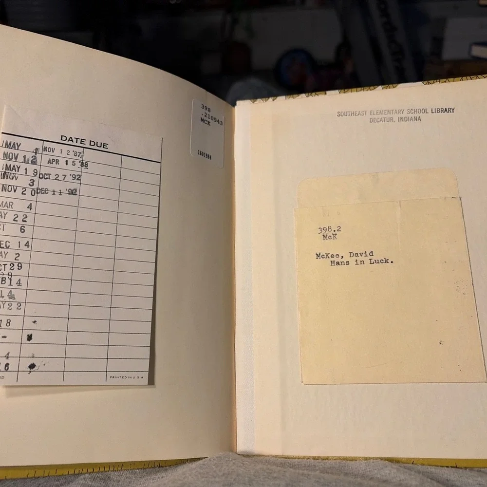 Hans in Luck By David McKee Hard Cover Book‎ 1967